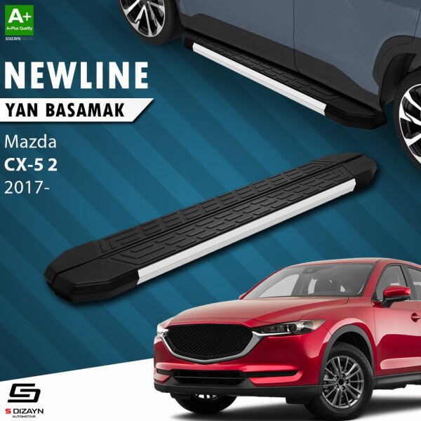 Mazda CX-5 2 NewLine Aluminyum Yan Basamak 183 Cm 2017 Üzeri A+ Kalite