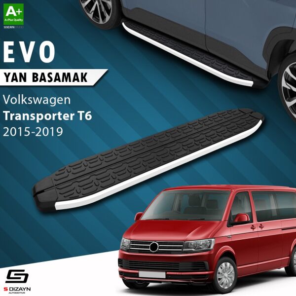 VW Transporter T6 Uzun Şase Evo Aluminyum Yan Basamak 253 Cm 2015-2019 A+ Kalite