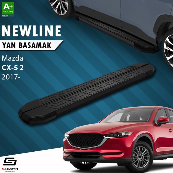 Mazda CX-5 2 NewLine Siyah Yan Basamak 183 Cm 2017 Üzeri A+ Kalite