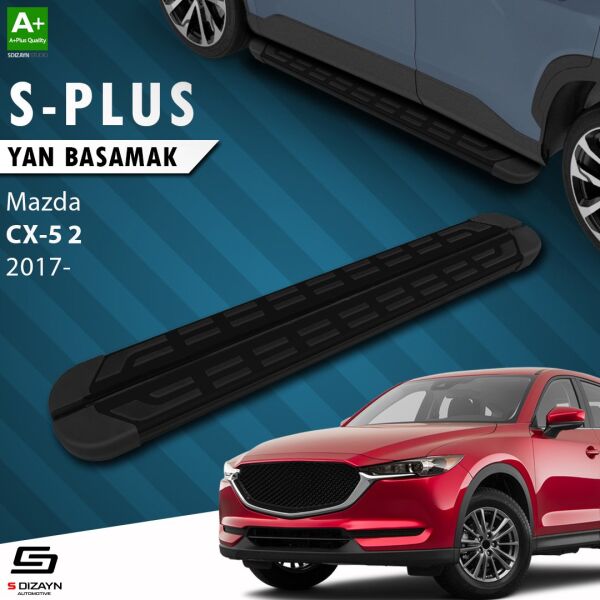 Mazda CX-5 2 S-Plus Siyah Yan Basamak 183 Cm 2017 Üzeri A+ Kalite