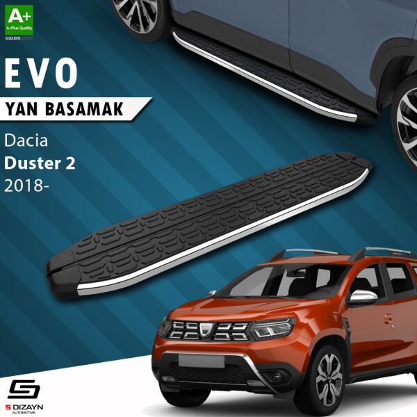 Dacia Duster 2 Evo Krom Yan Basamak 173 Cm 2018-2023 A+ Kalite