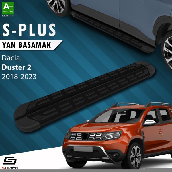 Dacia Duster 2 S-Plus Siyah Yan Basamak 173 Cm 2018-2023 A+ Kalite