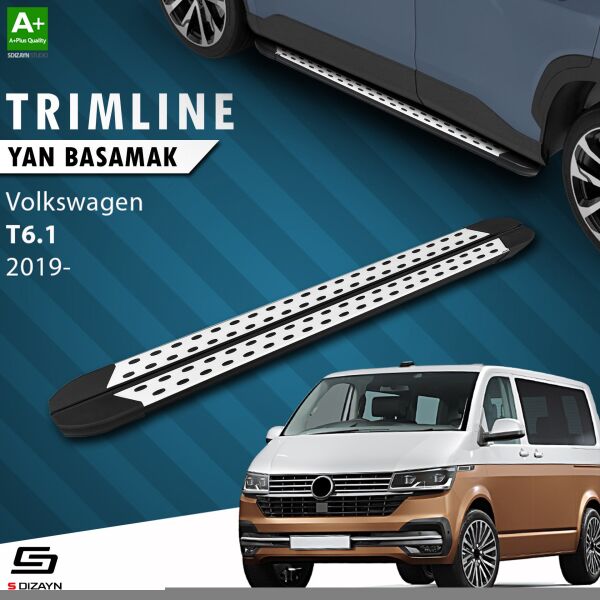 VW Transporter T6.1 Kısa Şase TrimLine Gri Yan Basamak 215 Cm 2019 Üzeri A+ Kalite