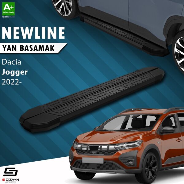 Dacia Jogger NewLine Siyah Yan Basamak 213 Cm 2022 Üzeri A+ Kalite