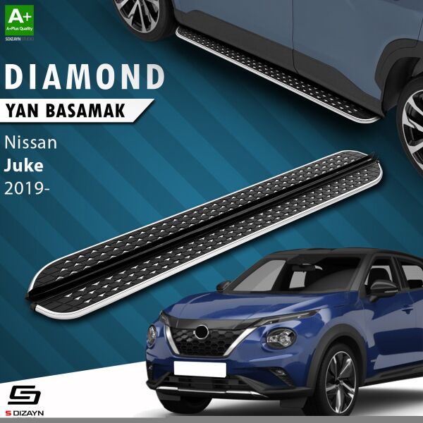 Nissan Juke 2 Diamond Krom Yan Basamak 173 Cm 2019 Üzeri A+ Kalite