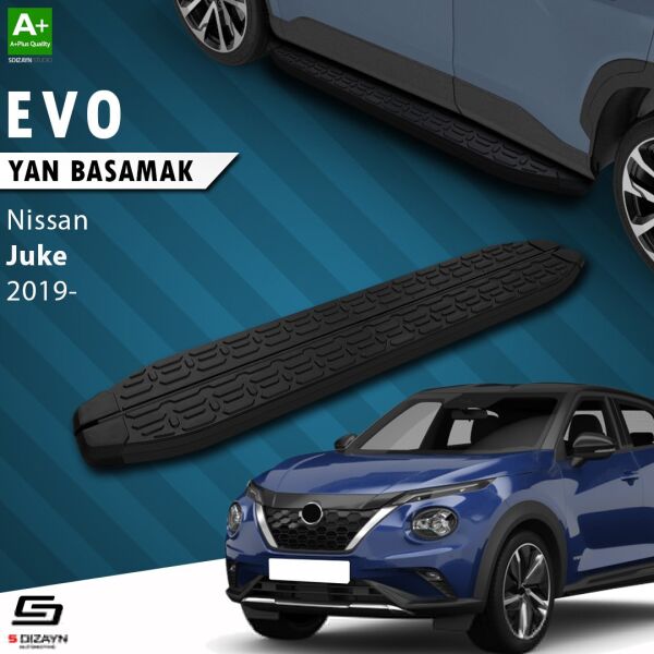 Nissan Juke 2 Evo Siyah Yan Basamak 173 Cm 2019 Üzeri A+ Kalite