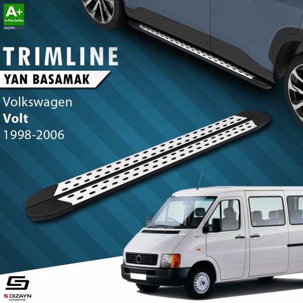 VW Volt Van Uzun Şase TrimLine Gri Yan Basamak 315 Cm 1998-2006 A+ Kalite