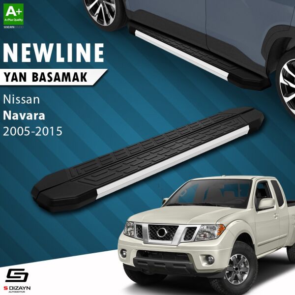 Nissan Navara 2 NewLine Aluminyum Yan Basamak 203 Cm 2005-2015 A+ Kalite