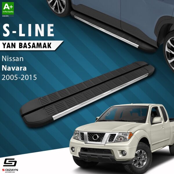 Nissan Navara 2 S-Line Krom Yan Basamak 203 Cm 2005-2015 A+ Kalite