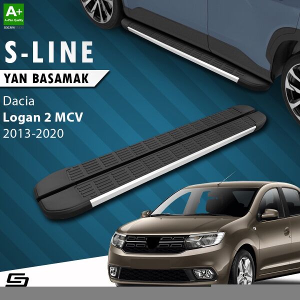Dacia Logan 2 MCV S-Line Aluminyum Yan Basamak 183 Cm 2013-2020 A+ Kalite