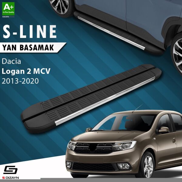Dacia Logan 2 MCV S-Line Krom Yan Basamak 183 Cm 2013-2020 A+ Kalite