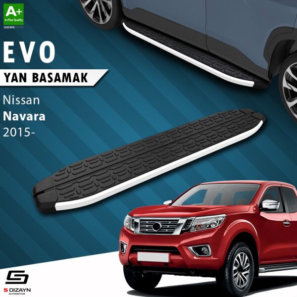 Nissan Navara 3 Evo Aluminyum Yan Basamak 203 Cm 2015 Üzeri A+ Kalite