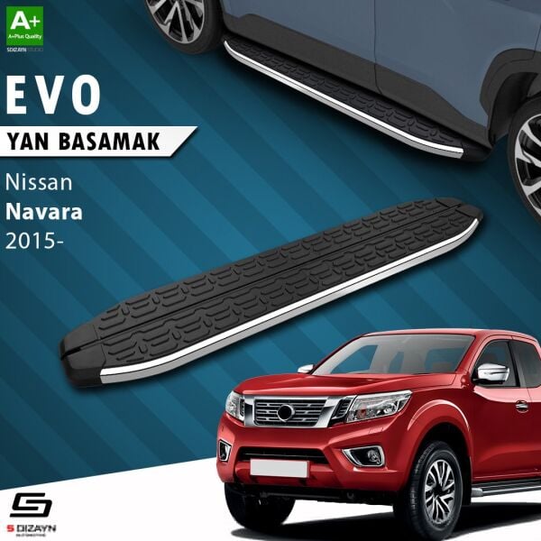 Nissan Navara 3 Evo Krom Yan Basamak 203 Cm 2015 Üzeri A+ Kalite