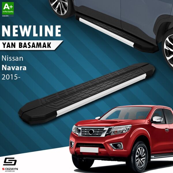Nissan Navara 3 NewLine Aluminyum Yan Basamak 203 Cm 2015 Üzeri A+ Kalite