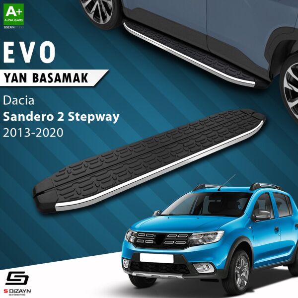 Dacia Sandero 2 Stepway Evo Krom Yan Basamak 173 Cm 2013-2020 A+ Kalite