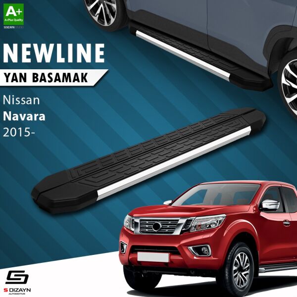 Nissan Navara 3 NewLine Krom Yan Basamak 203 Cm 2015 Üzeri A+ Kalite