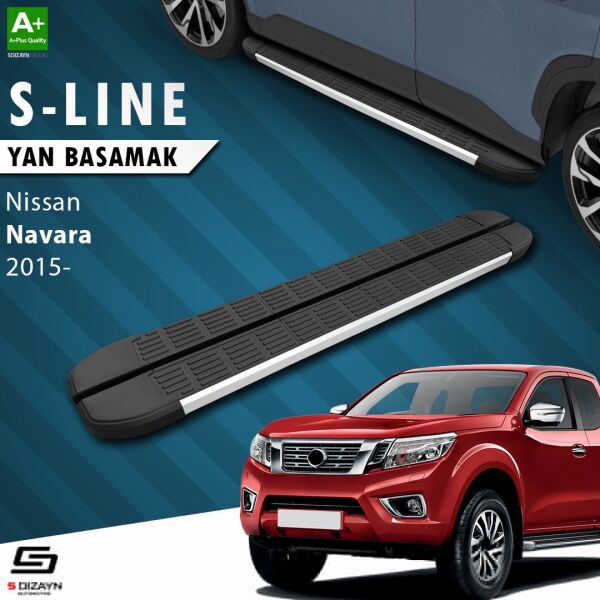 Nissan Navara 3 S-Line Aluminyum Yan Basamak 203 Cm 2015 Üzeri A+ Kalite