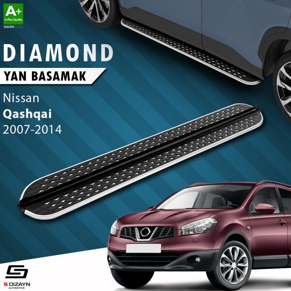 Nissan Qashqai Diamond Krom Yan Basamak 173 Cm 2007-2014 A+ Kalite