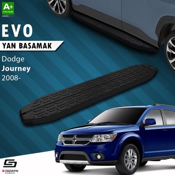 Dodge Journey Evo Siyah Yan Basamak 183 Cm 2008-2020 A+ Kalite