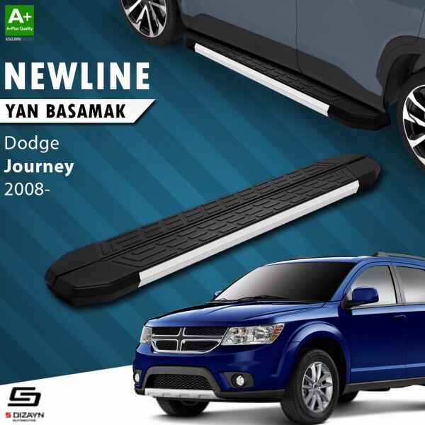 Dodge Journey NewLine Aluminyum Yan Basamak 183 Cm 2008-2020 A+ Kalite