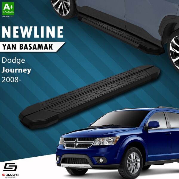Dodge Journey NewLine Siyah Yan Basamak 183 Cm 2008-2020 A+ Kalite