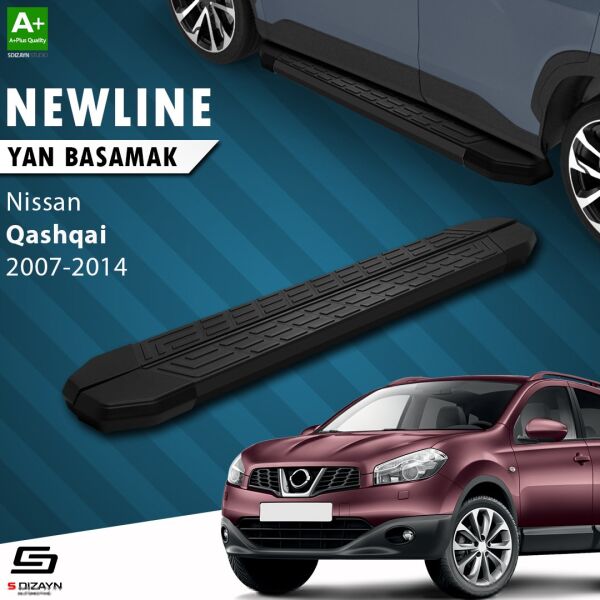 Nissan Qashqai NewLine Siyah Yan Basamak 173 Cm 2007-2014 A+ Kalite