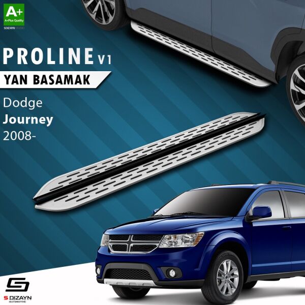 Dodge Journey OEM Still Pro V1 Aluminyum Yan Basamak 183 Cm 2008-2020 A+ Kalite