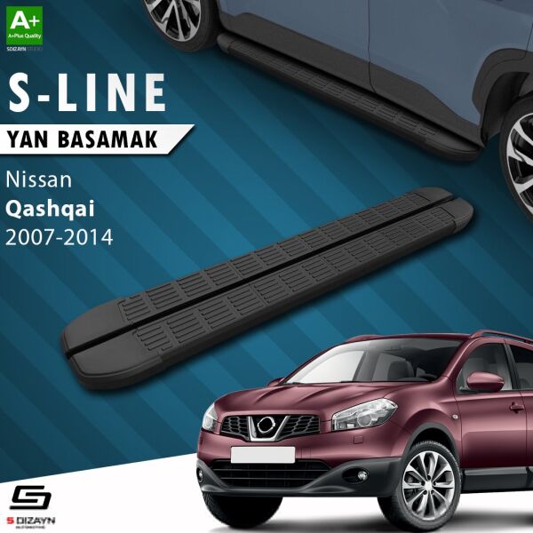 Nissan Qashqai S-Line Siyah Yan Basamak 173 Cm 2007-2014 A+ Kalite