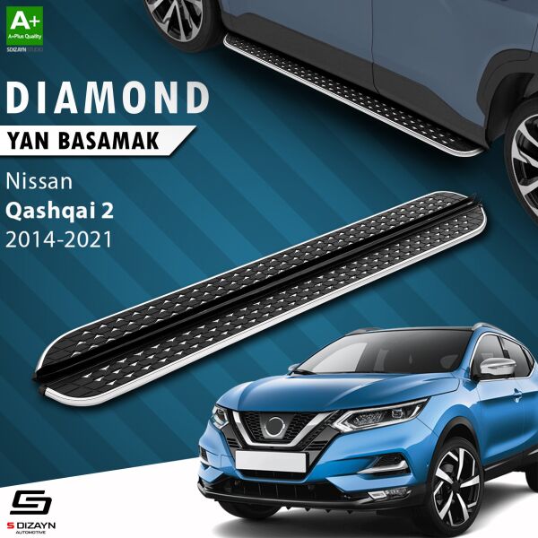 Nissan Qashqai 2 Diamond Krom Yan Basamak 173 Cm 2014-2021 A+ Kalite
