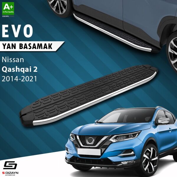 Nissan Qashqai 2 Evo Krom Yan Basamak 173 Cm 2014-2021 A+ Kalite