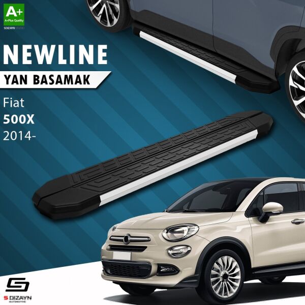 Fiat 500X NewLine Aluminyum Yan Basamak 173 Cm 2014 Üzeri A+ Kalite