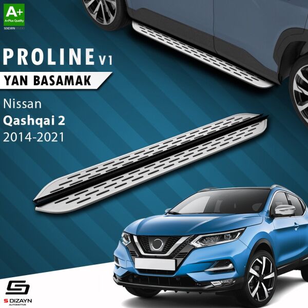Nissan Qashqai 2 OEM Still Pro V1 Aluminyum Yan Basamak 173 Cm 2014-2021 A+ Kalite