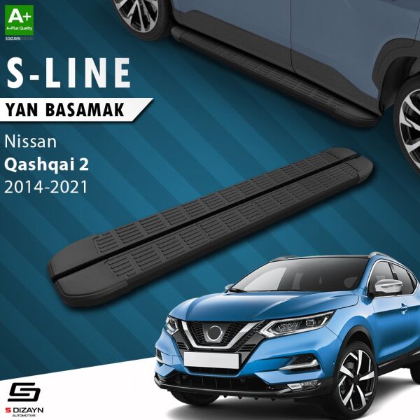 Nissan Qashqai 2 S-Line Siyah Yan Basamak 173 Cm 2014-2021 A+ Kalite