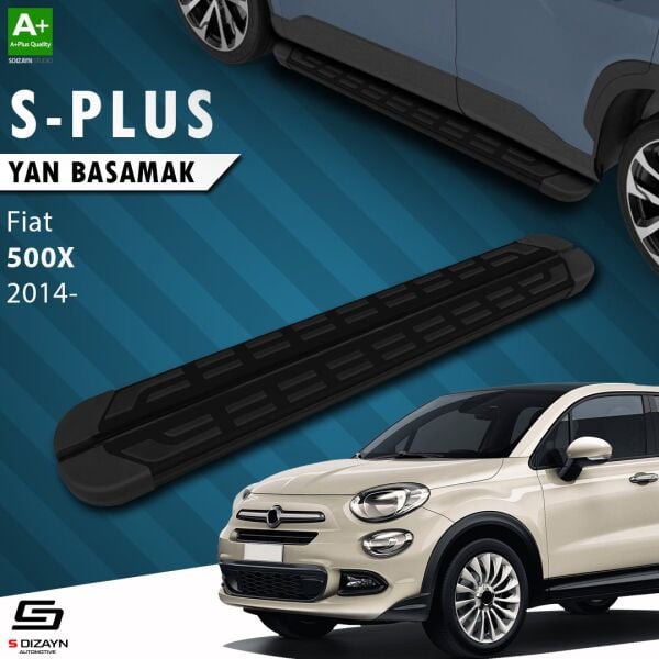 Fiat 500X S-Plus Siyah Yan Basamak 173 Cm 2014 Üzeri A+ Kalite