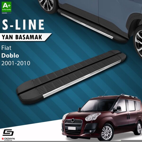 Fiat Doblo Uzun Şase S-Line Krom Yan Basamak 223 Cm 2001-2010 A+ Kalite