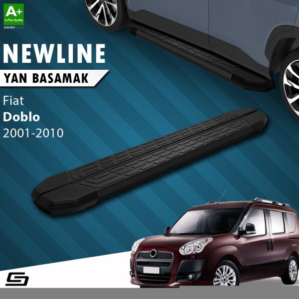 Fiat Doblo NewLine Siyah Yan Basamak 183 Cm 2001-2010 A+ Kalite