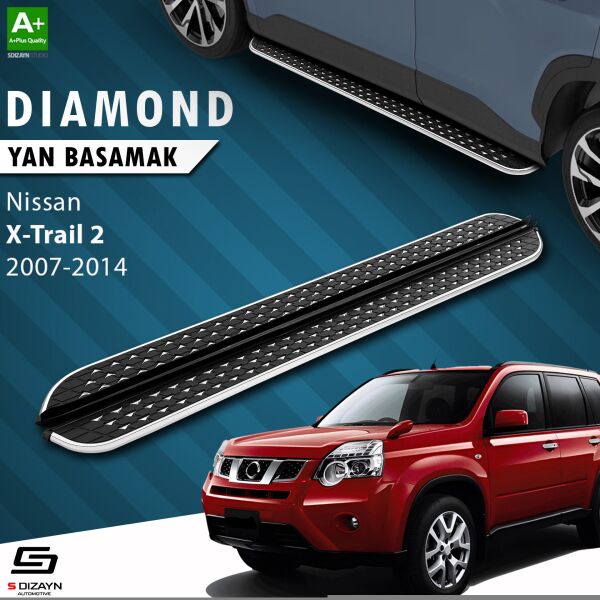 Nissan X-Trail T31 Diamond Krom Yan Basamak 173 Cm 2007-2014 A+ Kalite