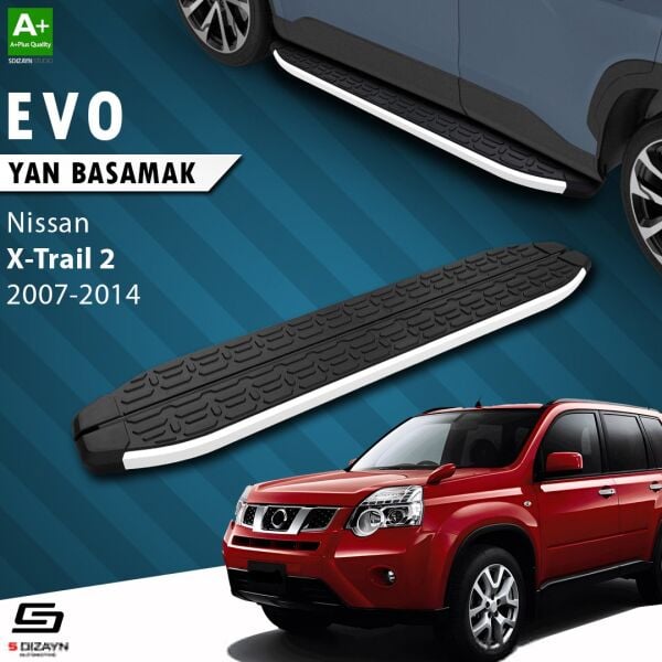 Nissan X-Trail T31 Evo Aluminyum Yan Basamak 173 Cm 2007-2014 A+ Kalite