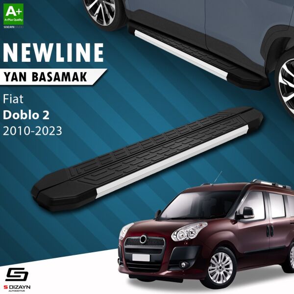 Fiat Doblo 2 NewLine Aluminyum Yan Basamak 193 Cm 2010 Üzeri A+ Kalite