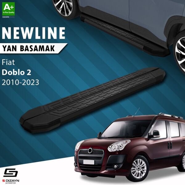 Fiat Doblo 2 NewLine Siyah Yan Basamak 193 Cm 2010-2022 A+ Kalite