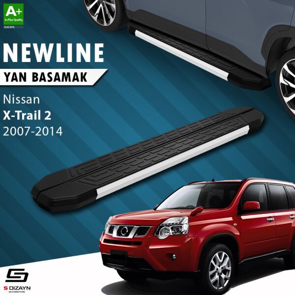 Nissan X-Trail T31 NewLine Aluminyum Yan Basamak 173 Cm 2007-2014 A+ Kalite