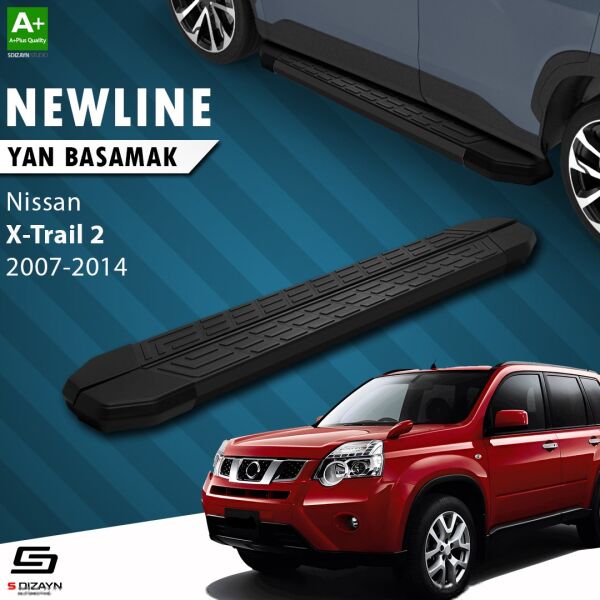 Nissan X-Trail T31 NewLine Siyah Yan Basamak 173 Cm 2007-2014 A+ Kalite