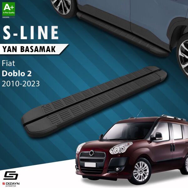 Fiat Doblo 2 S-Line Siyah Yan Basamak 193 Cm 2010-2022 A+ Kalite