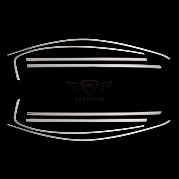 Fiat Egea Cam Çerçevesi 2015- HB/SD Cross Paslanmaz Çelik