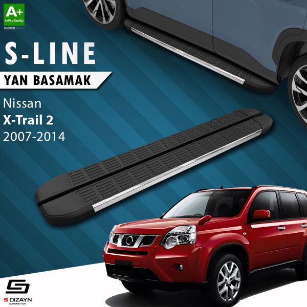 Nissan X-Trail T31 S-Line Krom Yan Basamak 173 Cm 2007-2014 A+ Kalite