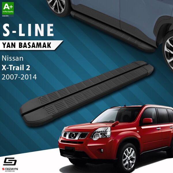 Nissan X-Trail T31 S-Line Siyah Yan Basamak 173 Cm 2007-2014 A+ Kalite