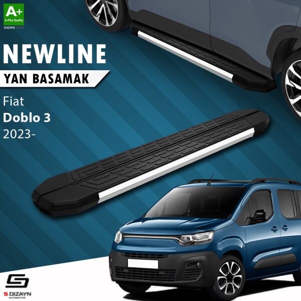 Fiat Doblo 3 NewLine Krom Yan Basamak 203 Cm 2023 Üzeri A+ Kalite