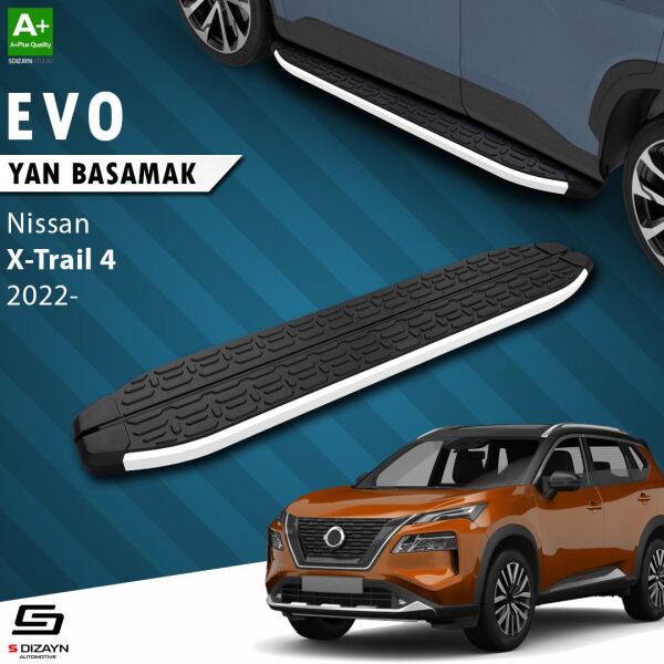 Nissan X-Trail T33 Evo Aluminyum Yan Basamak 183 Cm 2022 Üzeri A+ Kalite