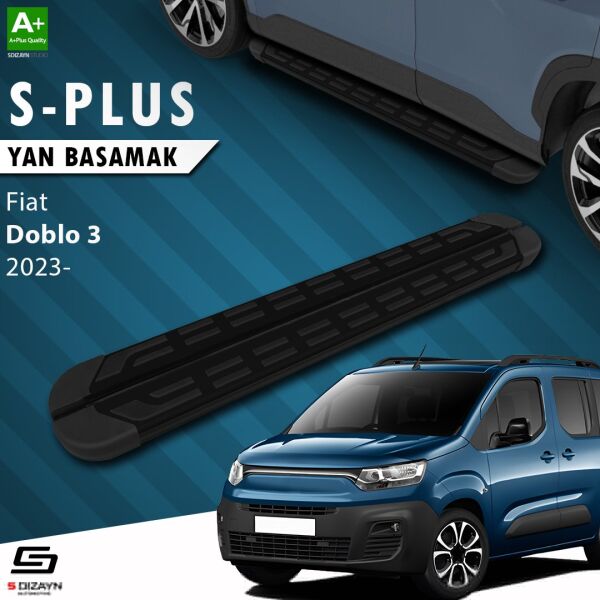 Fiat Doblo 3 S-Plus Siyah Yan Basamak 203 Cm 2023 Üzeri