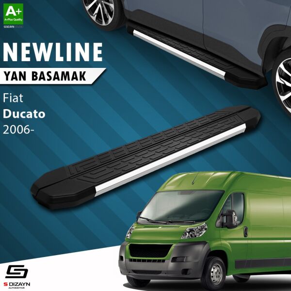 Fiat Ducato 3 Uzun Şase NewLine Krom Yan Basamak 313 Cm 2006-2014 A+ Kalite